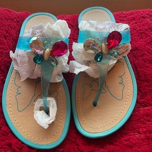 Beautiful butterfly sandals